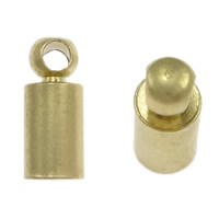 Zinc Alloy End Cap, plated, matte cadmium free Approx 2mm, 3mm 