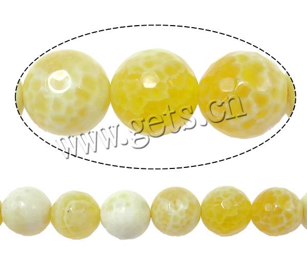 agate feu goutte, Rond, multiple tailles pour le choix & facettes, Trou:Environ 1-1.5mm, Longueur:Environ 15 pouce, Vendu par brin