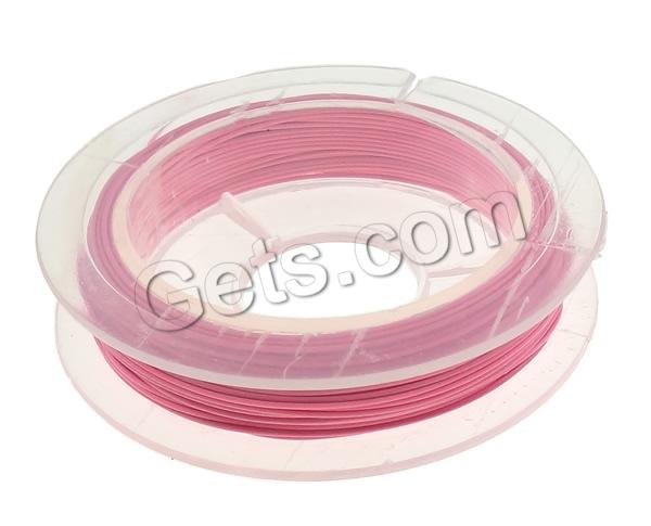 Tiger Tail Wire, with plastic spool, with rubber covered & Customized, more colors for choice, Length:Approx 100 m, Approx 10PCs/Lot, 10m/PC, Sold By Lot