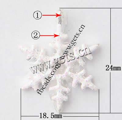 Zinc Alloy Enamel Pendants, Flower, plated, 5 petal, more colors for choice, 24x18.5x2.5mm, Hole:Approx 2mm, Sold By PC