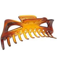 Acrylic Hair Claw Clip, two tone & translucent 