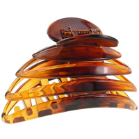 Acrylic Hair Claw Clip, two tone & translucent 