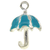 Zinc Alloy Tool Pendants, Umbrella, plated, enamel Approx 2mm 