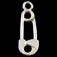 Zinc Alloy Tool Pendants, Safety Pin, plated nickel, lead & cadmium free Approx 2mm 