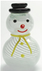 Lampwork Decoration, Christmas, snowman shape 