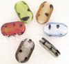 Handmade Lampwork Beads, Flat oval 