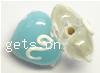 Handmade Lampwork Beads, Heart 