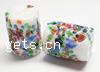 Handmade Lampwork Beads, Round tube 