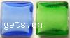 Handmade Lampwork Beads, Square 