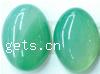 Cabochon en agate, agate verte, ovale, Vendu par PC