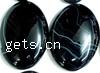 Agate Cabochon, Black Agate, natural, flat back & mixed & stripe 