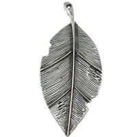 Pendentifs feuilles en alliage de zinc , Placage, plus de couleurs à choisir Environ 2mm, Vendu par PC