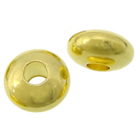 Brass Spacer Beads, Rondelle, plated Approx 2mm 