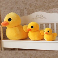 Plush Duck Doll yellow 