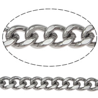 Stainless Steel Curb Chain, 304 Stainless Steel, original color Approx 