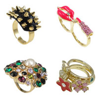 Zinc Alloy Finger Ring Jewelry