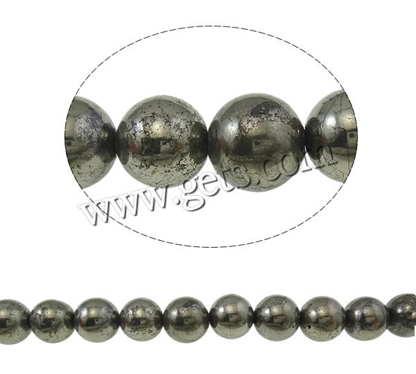 Las Perlas De Hematites Sin Magnético, Hematita no magnética, Esférico, chapado en color plomo negro, diverso tamaño para la opción, agujero:aproximado 1mm, longitud:aproximado 15.7 Inch, Vendido por Sarta