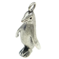 Zinc Alloy Animal Pendants, Penguin, plated Approx 1.5mm, Approx 