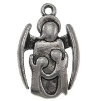 Character Shaped Zinc Alloy Pendants, Angel, plated Approx 2mm, Approx 