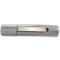 Stainless Steel Bayonet Clasp, Tube, plated 