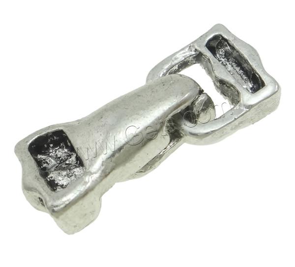 Fermoir magnétique en alliage de zinc, Plaquage normal, avec strass, plus de couleurs à choisir, sans nickel, 22x10x6mm, Trou:Environ 1mm, 50PC/sac, Vendu par sac