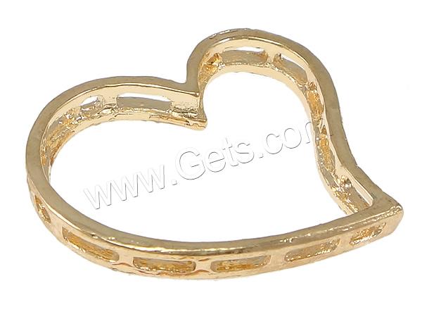 Zinklegierung Herz Anhänger, plattiert, Kundenindividuell & mit Strass, keine, frei von Nickel, Blei & Kadmium, 37x37x5mm, Bohrung:ca. 3mm, verkauft von PC