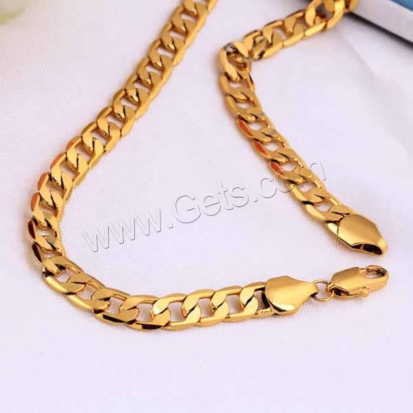 Collar de la joyería Gets®, metal, chapado en oro de 18 K, diverso tamaño para la opción & cadenilla, libre de níquel, plomo & cadmio, longitud:aproximado 23.5 Inch, Vendido por Sarta