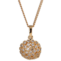 Collier en laiton cubique Zircon Micro Pave, dôme, Plaqué d'or 18K, chaîne de torsion ovale & pavé de micro zircon & creux Environ 18 pouce, Vendu par brin