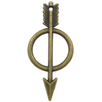 Zinc Alloy Tool Pendants, Arrow, plated nickel, lead & cadmium free Approx 0.9mm, Approx 