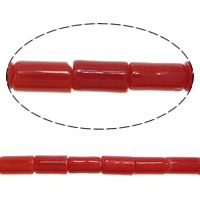 Perles en corail naturel, tube, plus de couleurs à choisir Environ 0.5mm Environ 15 pouce, Environ Vendu par brin