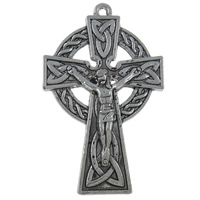 Zinc Alloy Cross Pendants, Crucifix Cross, plated Approx 1.5mm, Approx 