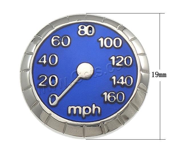 Латунь запонки, Плоская круглая форма, Другое покрытие, эмаль, Много цветов для выбора, не содержит никель, свинец, продается PC