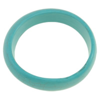 turquesa brazalete, Turquesa sintético, Donut, azul turquesa, 76x76x14mm, diámetro interior:aproximado 60mm, longitud:aproximado 7 Inch, Vendido por Sarta