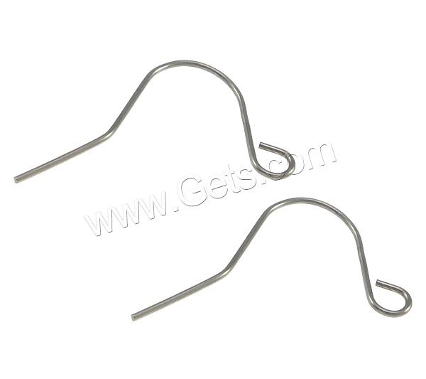 Stainless Steel Hook Earwire, platinum color plated, different size for choice, 30000PCs/Lot, Sold By Lot