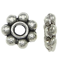 Zinc Alloy Spacer Beads, Flower, plated nickel, lead & cadmium free Approx 2mm, Approx 