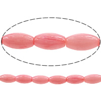 Бусины из натурального коралла, Натуральный коралл, Овальная форма, розовый, класса AAA длина:15.5 дюймовый, Приблизительно 43ПК/Strand, продается Strand