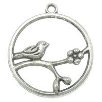 Zinc Alloy Animal Pendants, Bird, plated Approx 2mm, Approx 