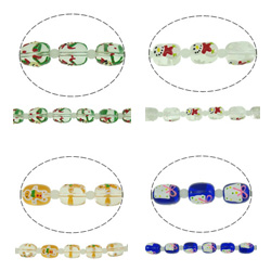 Christmas Lampwork Beads