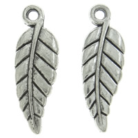 Zinc Alloy Leaf Pendants, plated Approx 1mm, Approx 