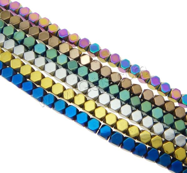 Non Magnetic Hematite Beads, Drum, plated, different size for choice, more colors for choice, Hole:Approx 1mm, Length:Approx 15.5 Inch, Sold By Strand