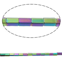 Не магнитные бусы из гематита, Немагнитный гематит, Столбик, Другое покрытие, разный размер для выбора, Много цветов для выбора, отверстие:Приблизительно 1mm, длина:Приблизительно 15.5 дюймовый, продается Strand