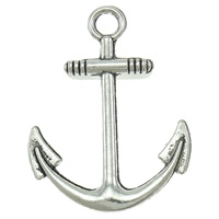 Zinc Alloy Ship Wheel & Anchor Pendentif, alliage de zinc, ancre, Placage, modèle nautique, plus de couleurs à choisir Environ 3.5mm, Environ Vendu par kg