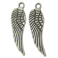 Wing Shaped Zinc Alloy Pendants, plated Approx 1mm, Approx 