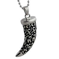 Stainless Steel Pendants, Horn, enamel Approx 2-7mm 