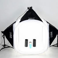 Lylon Mini Photo Studio Set, softbox & photo studio & ​light stand, with Aluminum, stoving varnish, attached with four backdrops 