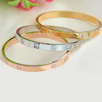 Partículas de acero Pareja Bangle, Óvalo, chapado, para la pareja & con diamantes de imitación, más colores para la opción, 6mm, 8mm, diámetro interior:aproximado 62x54mm, 59x50mm, longitud:aproximado 7 Inch, aproximado 8 Inch, Vendido por Par