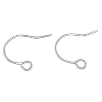 Sterling Silver Hook Earwire, 925 Sterling Silver, plated 