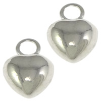 Sterling Silver Heart Pendants, 925 Sterling Silver Approx 2mm 