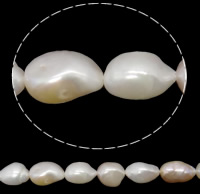 Baroque Cultured Freshwater Pearl Beads, natural, multi-colored, Grade AAA, 11-12mm Approx 0.8mm .5 Inch 