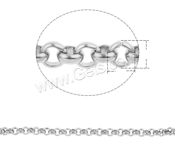 Роло цепь из нержавеющей стали, нержавеющая сталь, разный размер для выбора, оригинальный цвет, продается м